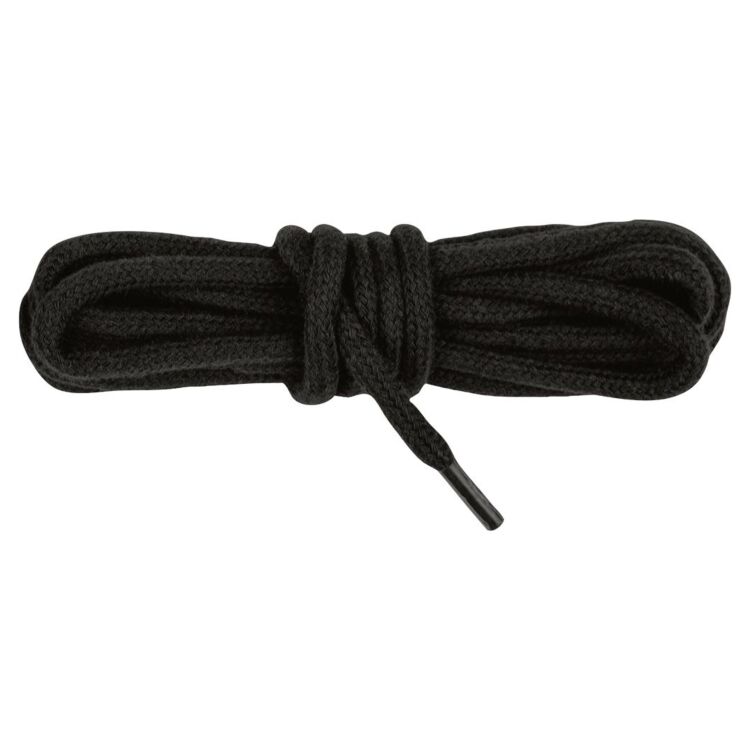Шнурки Bergal 8316000 плетеные толстые 150 cm черные