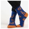 Носки St. Friday В поисках белочки SS21-970-05 хлопковые синие