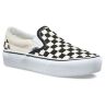 Слипоны Vans Classic Slip-On Checkerboard Platform бежевые