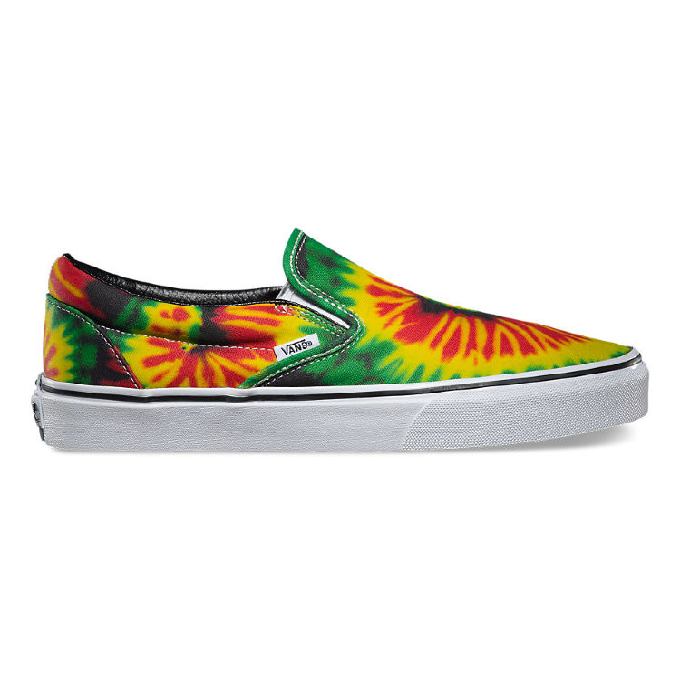 Слипоны Vans CLASSIC SLIP-ON (Tie Dye) rasta VZMRFQ1