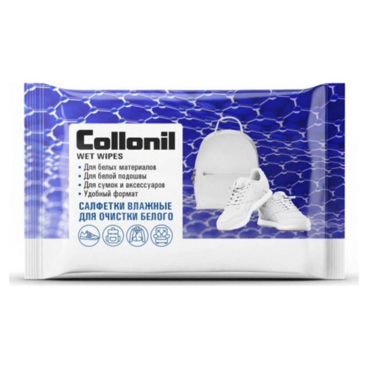 Салфетки влажные Collonil, для белых материалов