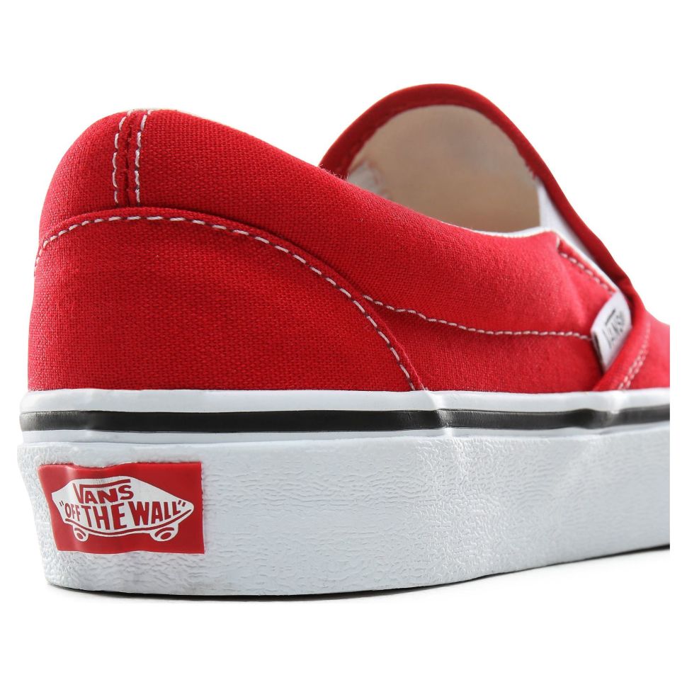 Slip on vans rouge on sale