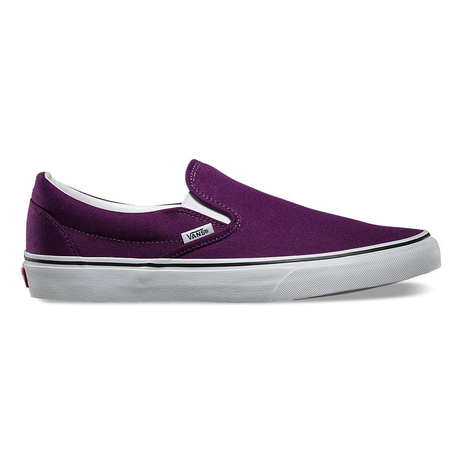 Purple slide on vans outlet