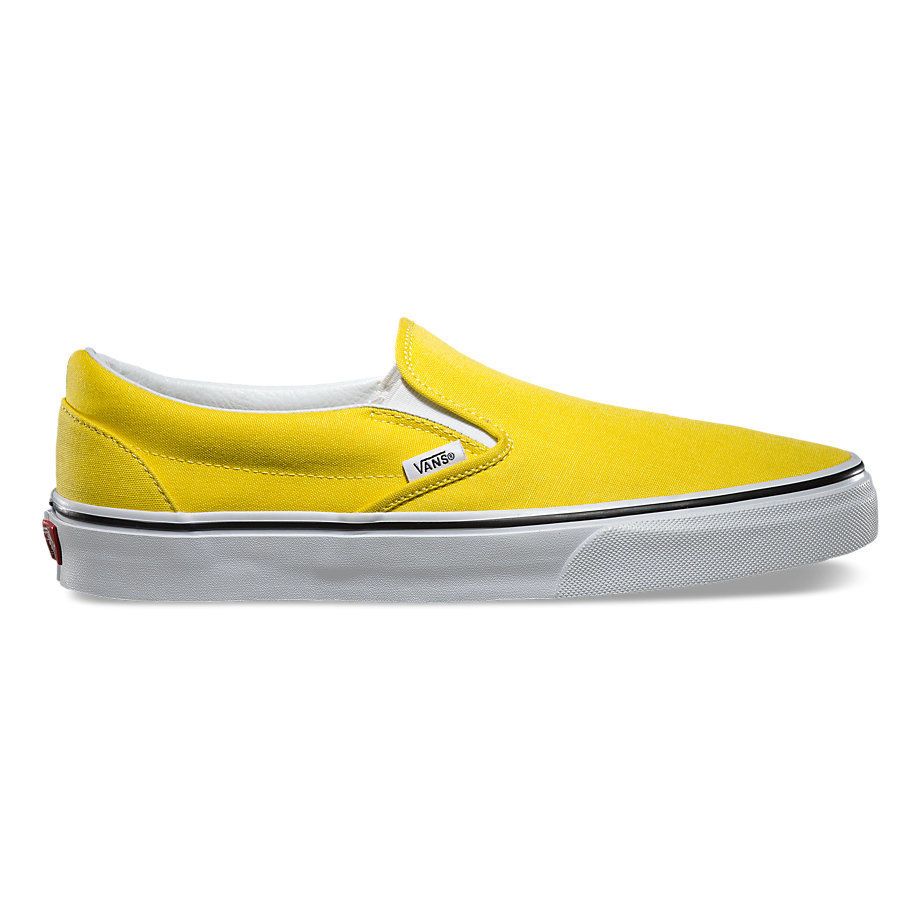 Yellow classic top vans