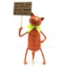 Фигурка Котик, ручная работа