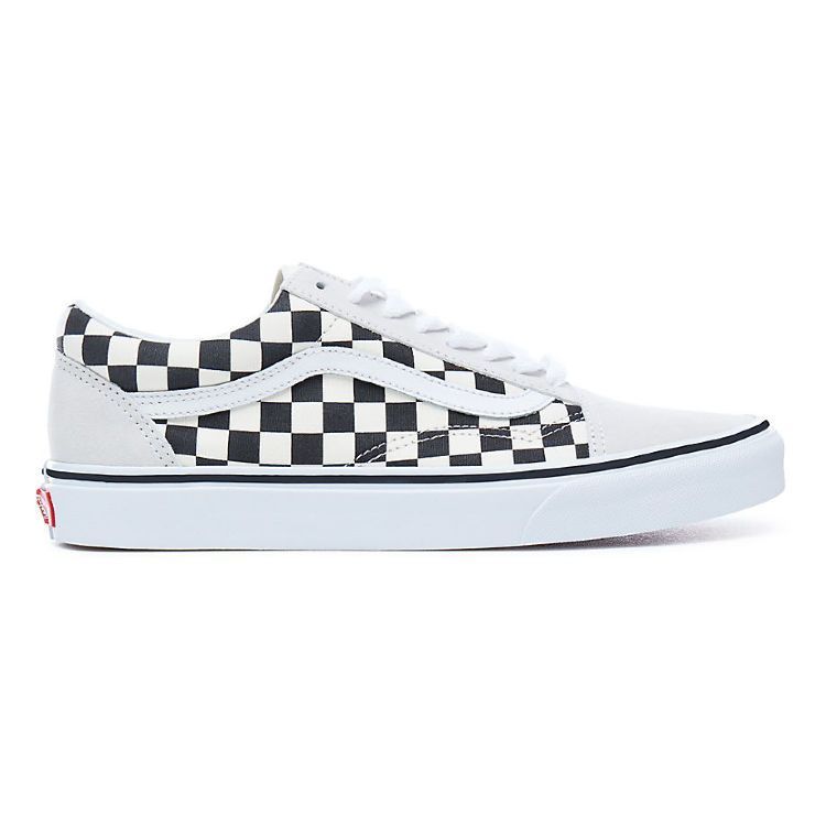 Chequered vans old skool shop
