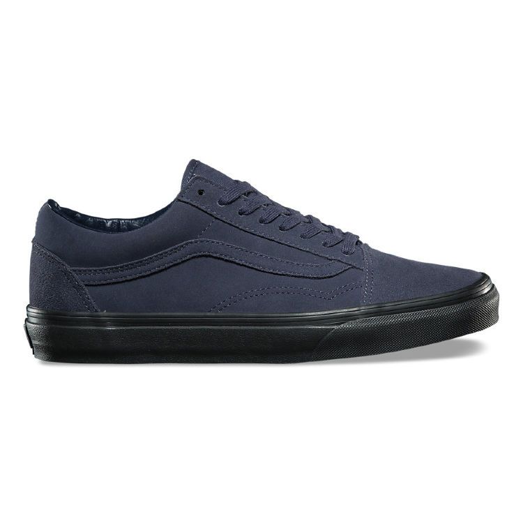 Кожаные кеды Vans OLD SKOOL Suede VA38G159F синие