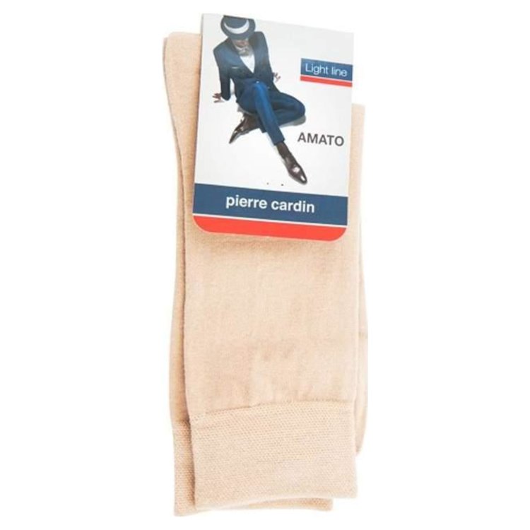 Носки мужские Pierre Cardin Amato Beige хлопковые бежевые
