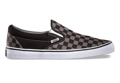 Vans slip on mens black cheap