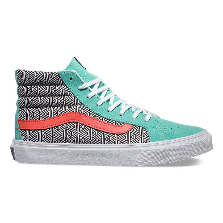 Кеды Vans Sk8-Hi Slim (Geometric) VXH7DY1 мятные