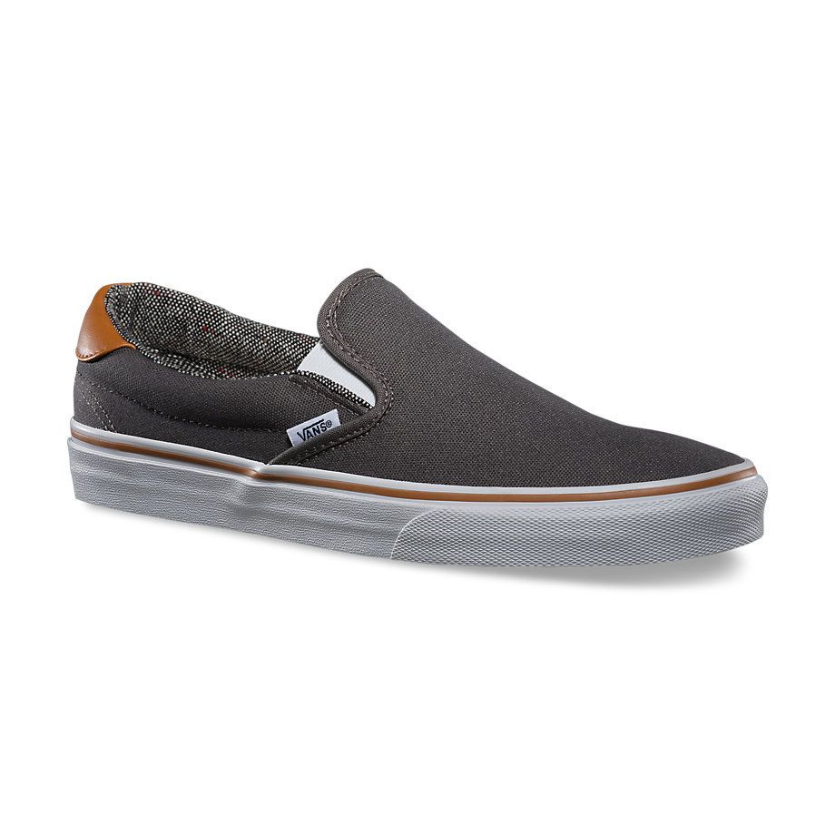 Vans slip on grigie top