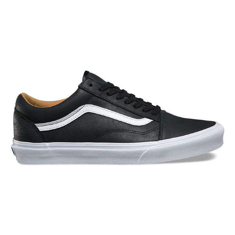 Кожаные кеды Vans Old Skool VA38G1II7 черные