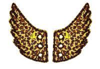 Аксессуары для кед крылья LACE Shwings SAFARI 10316 леопардовые