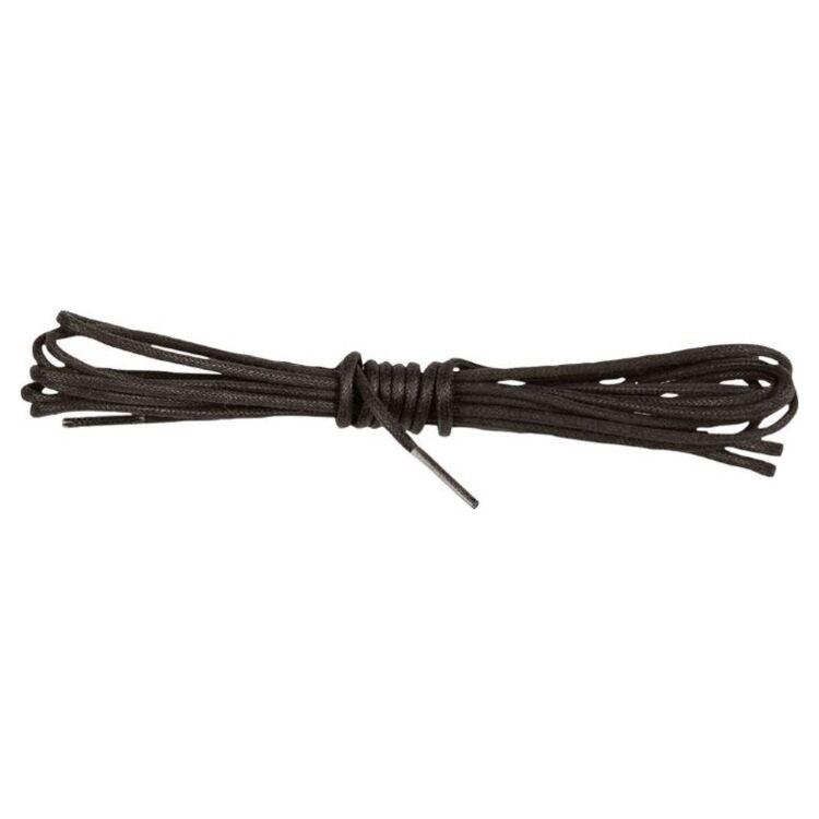 Шнурки Bergal 8095696 круглые вощённые, тонкие 120cm коричневые
