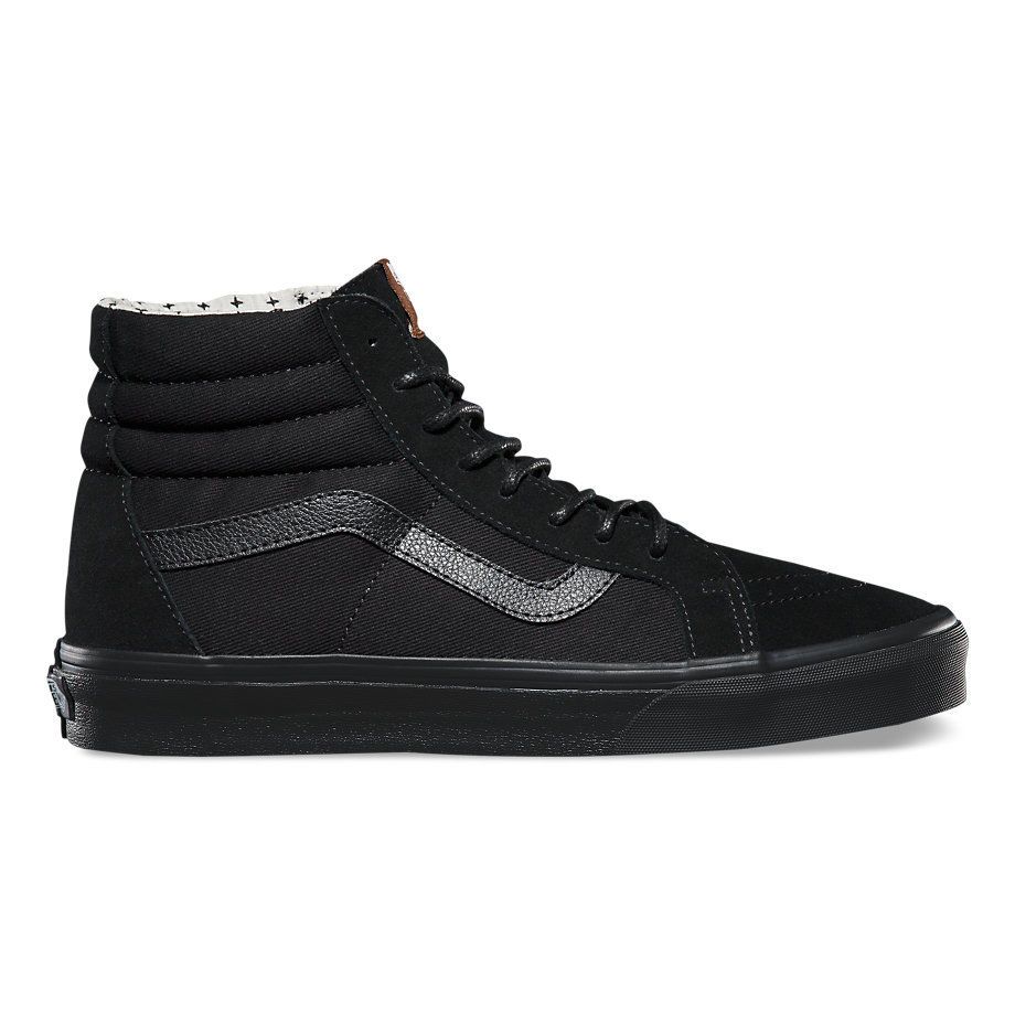 Vans sk8 hi reissue black outlet