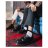 Носки короткие унисекс Dr.Martens Double Doc Cotton Blend Short AD022101 черные с серым, 2 пары