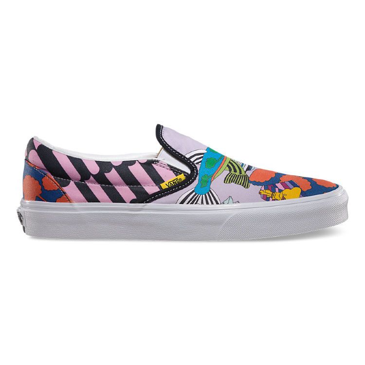 Кеды Vans Classic Slip-On (The Beatles) VUC4C6B разноцветные