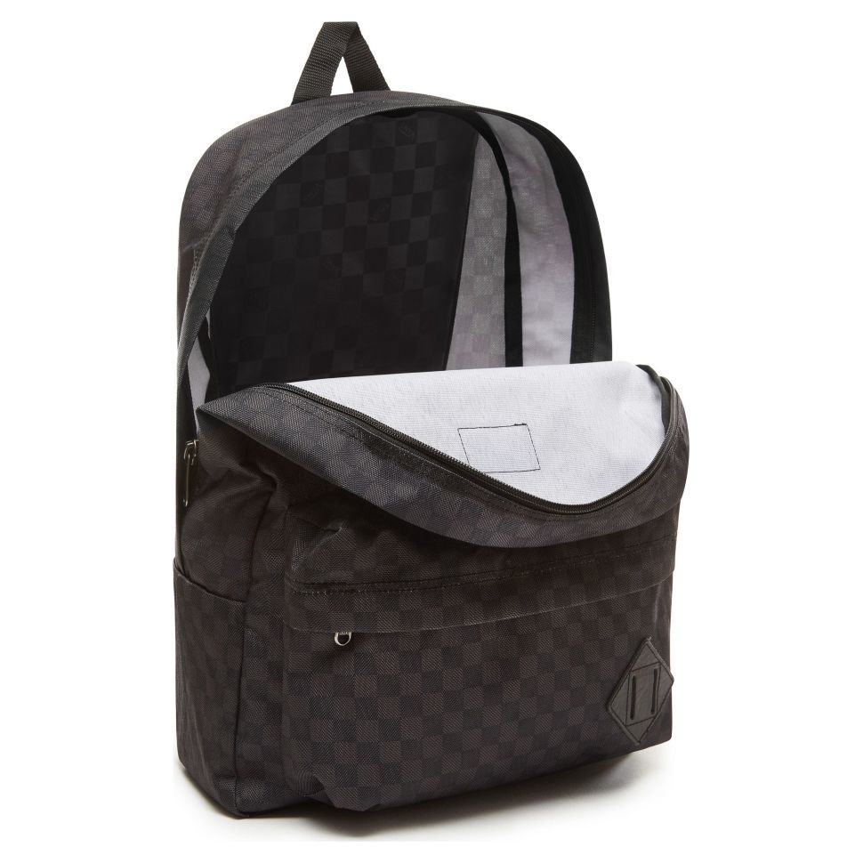 Vans old skool ii black & gold backpack discount