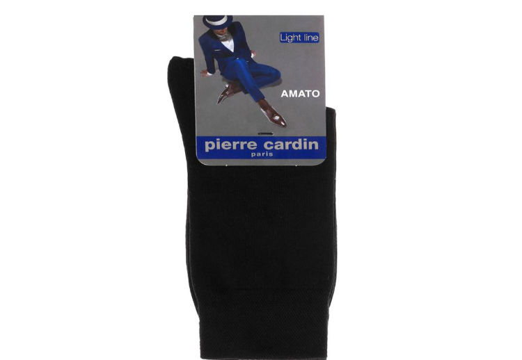 Носки мужские Pierre Cardin Amato Black хлопковые черные