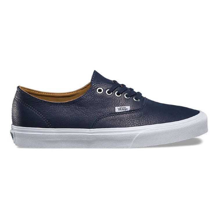 Кожаные кеды Vans Authentic Decon (Premium Leather) VA38EPMRU синие