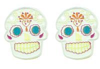 Аксессуары для кед крылья череп Sugar Skull White Lace 11010 белые