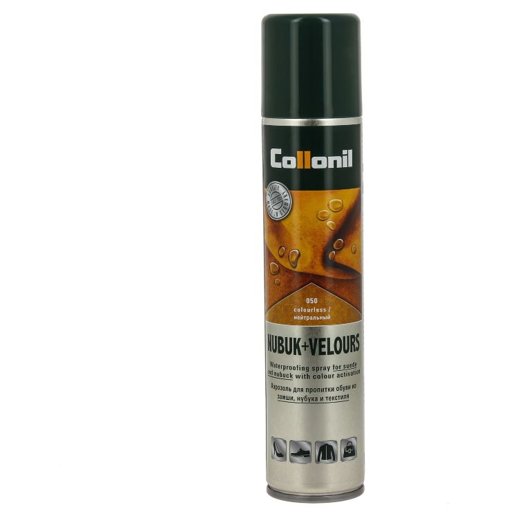 Спрей для обуви Collonil Nubuk&Velours, 200 мл, 050 бесцветный