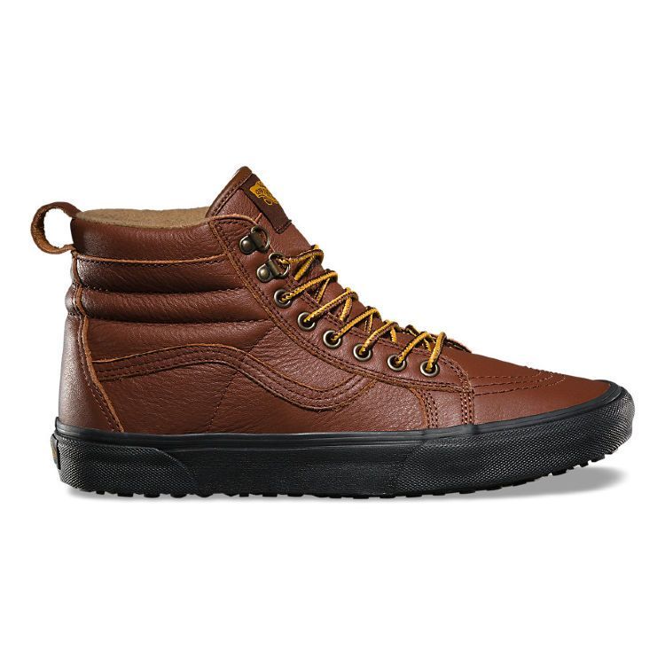 Кожаные кеды Vans UA SK8-HI MTE VA33TXQWU коричневые