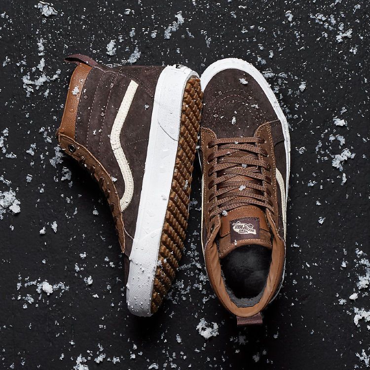 Зимние кеды Vans UA SK8-HI MTE VA33TXQWW коричневые