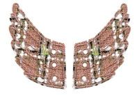 Аксессуары для кед крылья Chanel Pink Lace 11801 розовые
