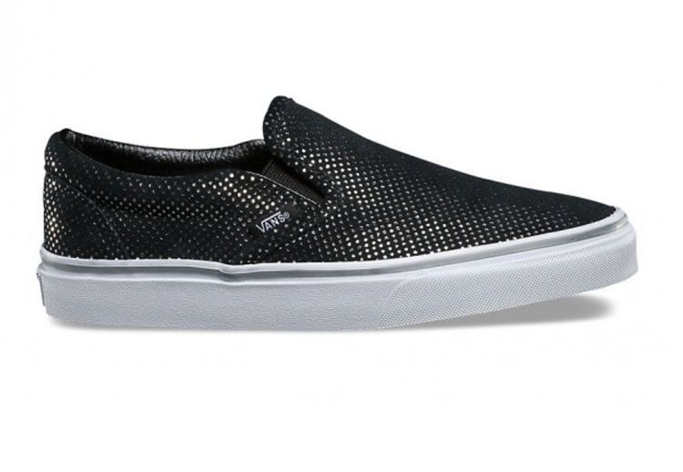 Кожаные слипоны Vans CLASSIC SLIP-ON VA38F7MU6 черные