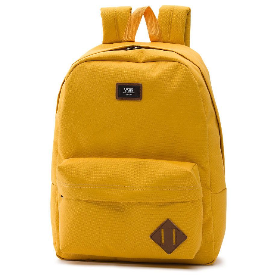 Vans old skool backpack yellow hot sale