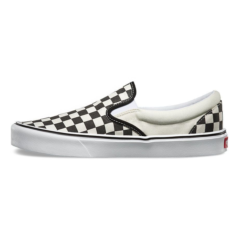 Vans slip on lite checkerboard top