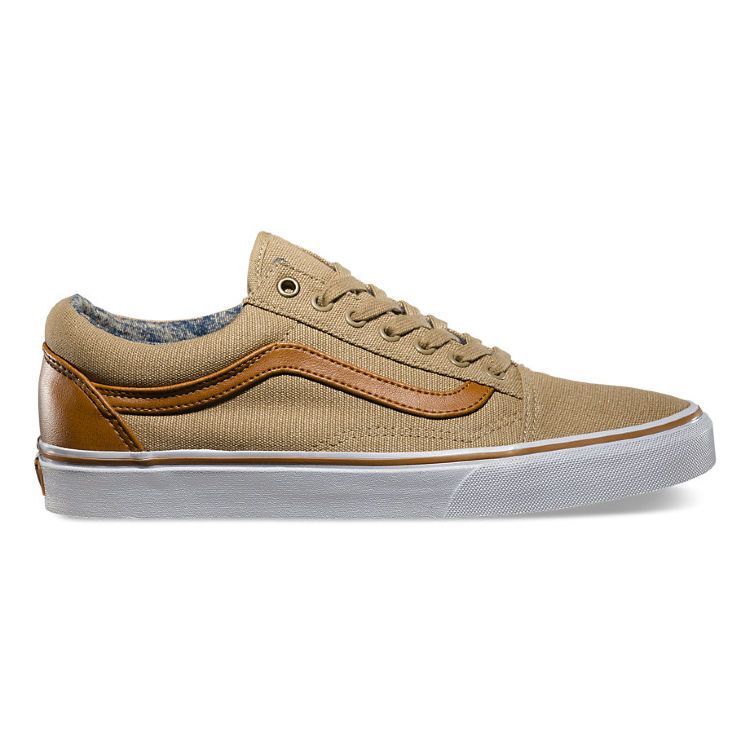 Кеды Vans Old Skool (C&L) VVOKDCX бежевые