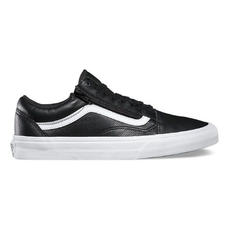 Кожаные кеды Vans Old Skool Zip (Premium Leather) V18GEW9 черные