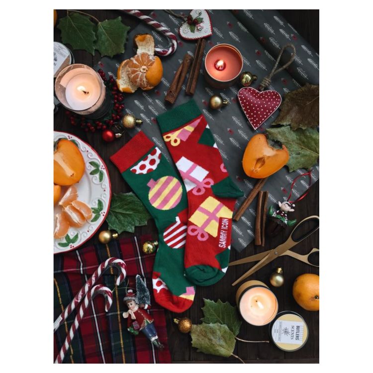 Носки мужские Sammy Icon Geschenke (40-46) с рисунком красные