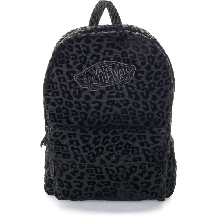 Рюкзак Vans Realm Leopard Black/Black черный