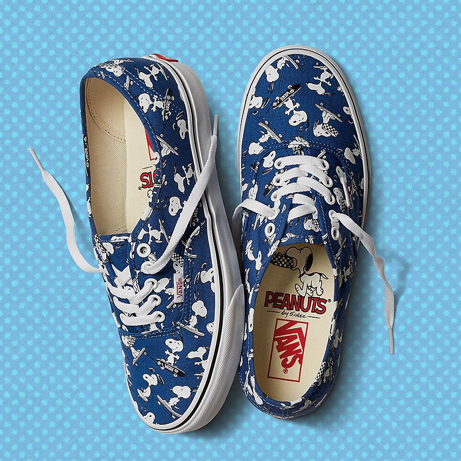 Blue snoopy vans sales