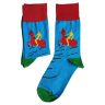 Носки St. Friday Купание красного коня tr0804 хлопковые голубые