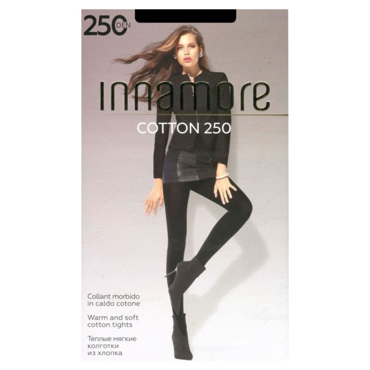 Колготки женские INNAMORE COTTON 250 черные