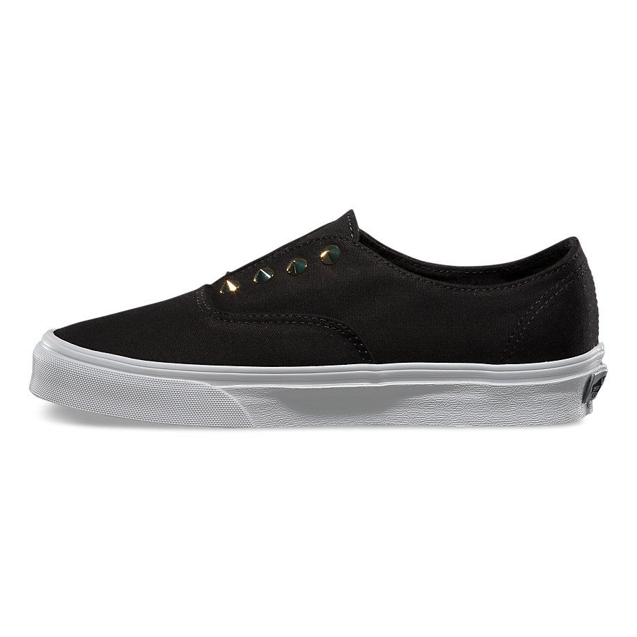 Vans authentic gore black store