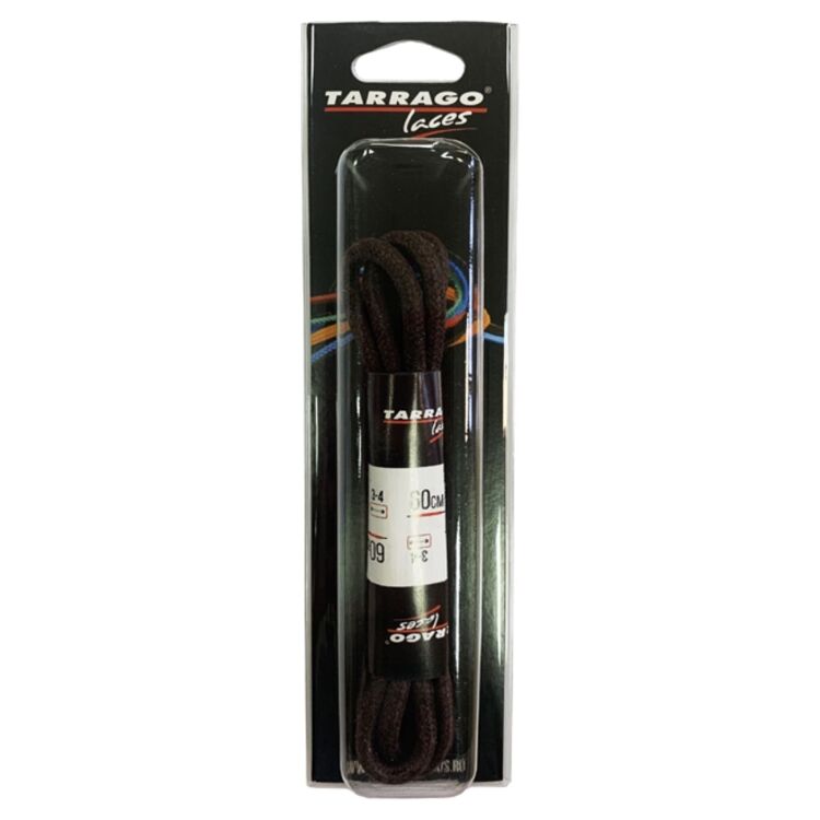 Шнурки Tarrago TL6011 толстые круглые, с пропиткой, 60 см коричневые