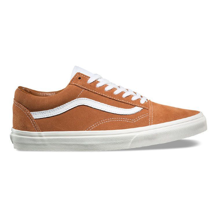 Кожаные кеды Vans UA OLD SKOOL RETRO SPORT VA38G1OI4 оранжевые