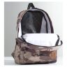 Рюкзак городской Vans Old Skool II Storm Camo коричневый