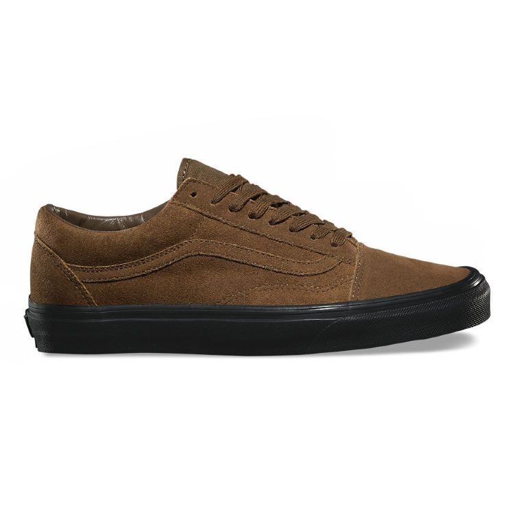 Кожаные кеды Vans UA OLD SKOOL SUEDE TEAK VA38G1OT2 коричневые