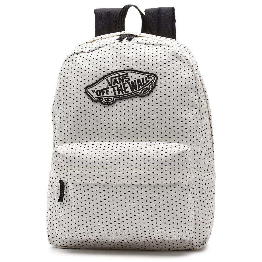 Vans backpack white new arrivals