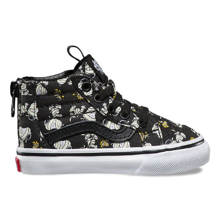 Детские кеды Vans UY SK8-HI ZIP PEANUTS VA32R3QQZ черные